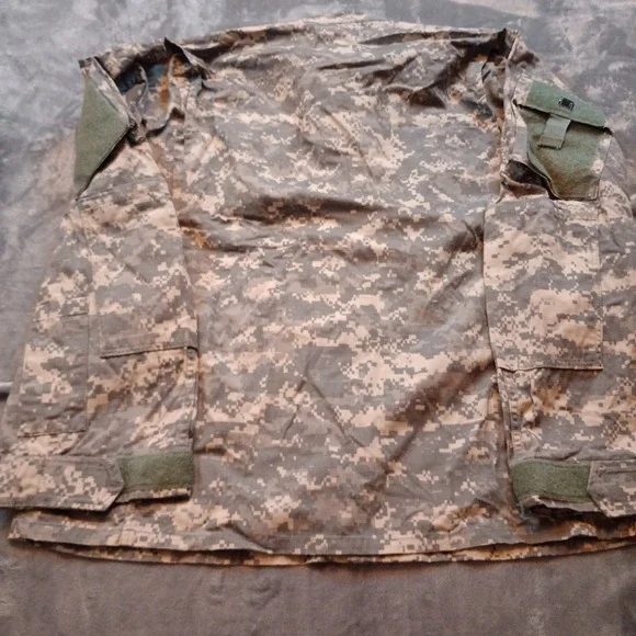 Army Combat Uniform Coat Size Large Regular NSN 8415-01-519-8599 Camouflage - Picture 2 of 11